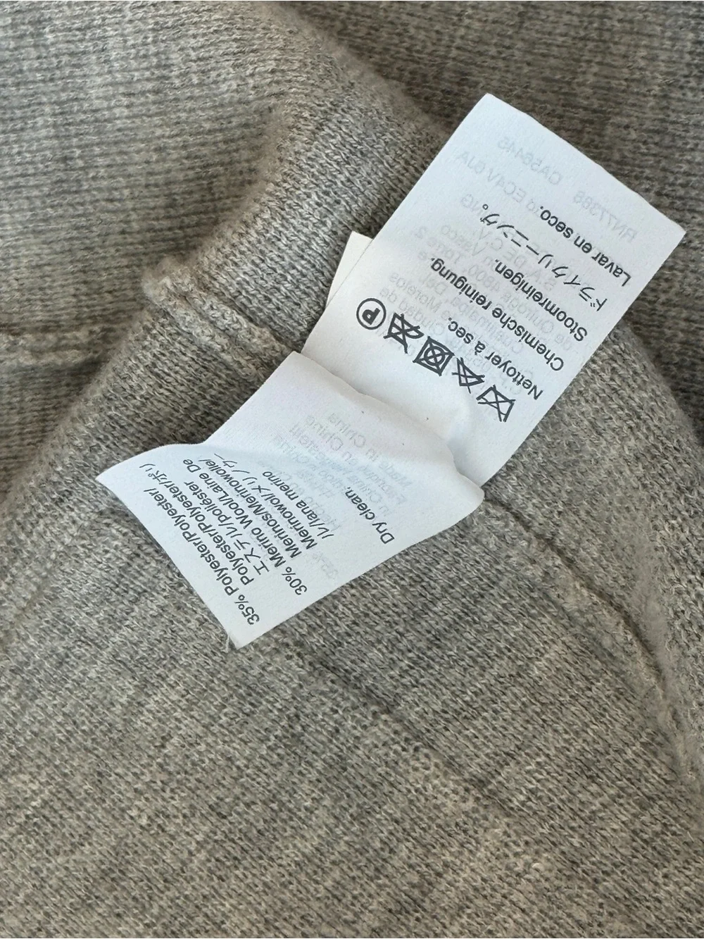 J.Crew Sophie Open Pockets Cardigan Jacket Blazer Light Gray Wool Cotton XXS 2XS